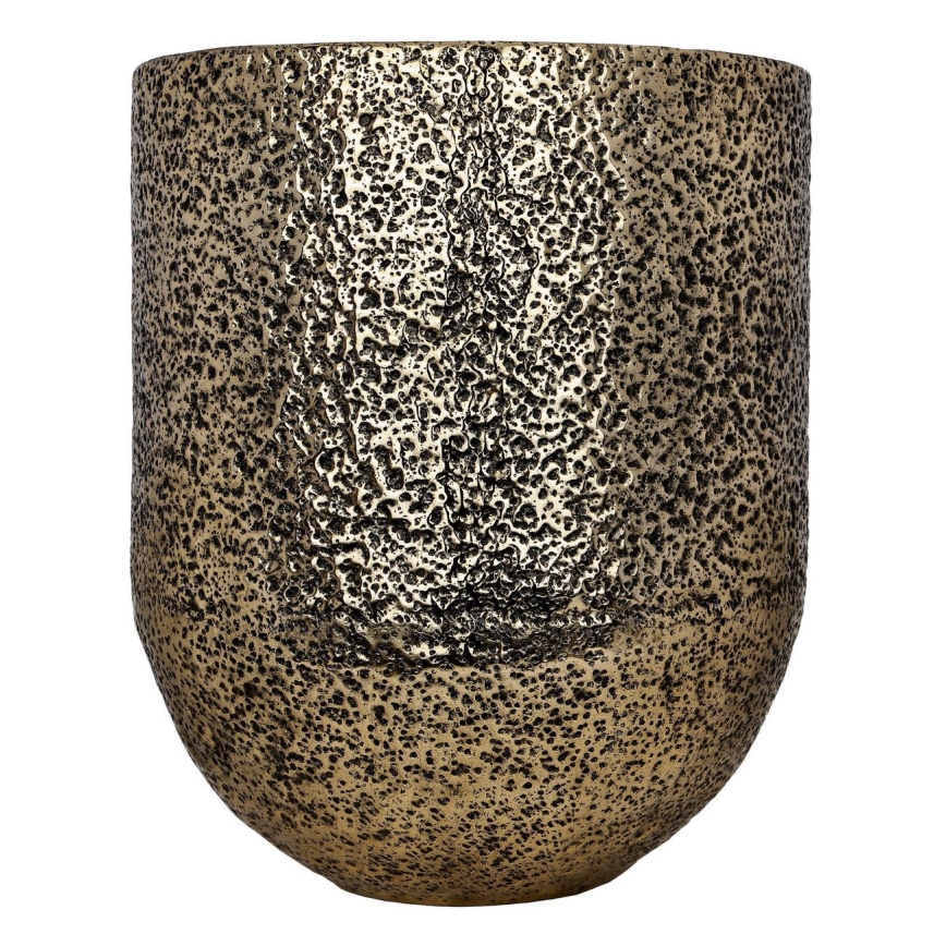 Eglo - Sæt med 3 metal plantekrukker, 50 x 42 cm, guld