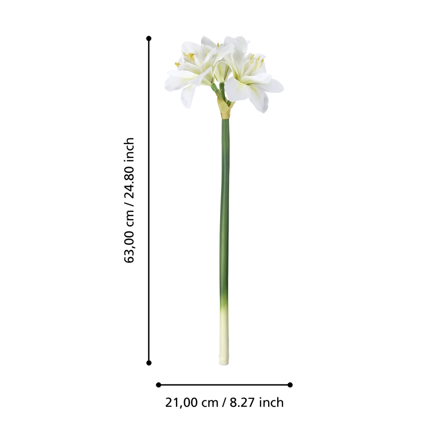 Eglo - Kunstig blomst 63 cm hvid