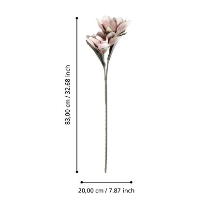 Eglo - Kunstig blomst 83 cm lyserød