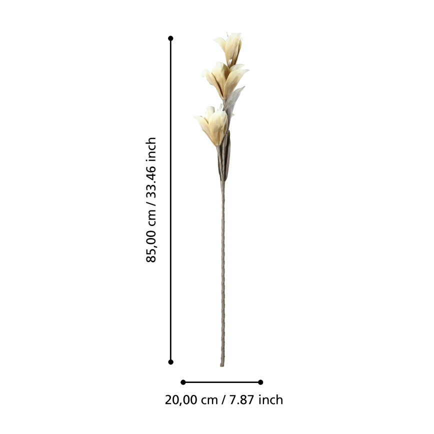 Eglo - Kunstig blomst 85 cm gul