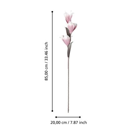 Eglo - Kunstig blomst 85 cm lyserød