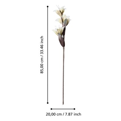 Eglo - Kunstig blomst 85 cm hvid