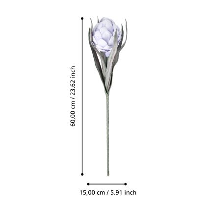 Eglo - Kunstig blomst 60 cm lilla