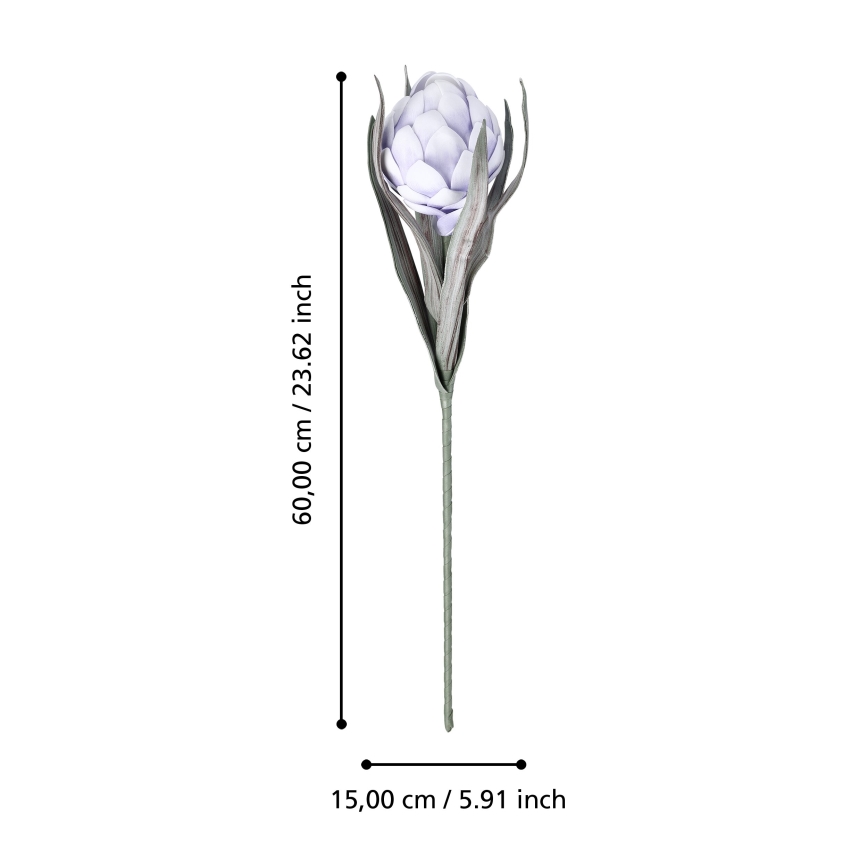 Eglo - Kunstig blomst 60 cm lilla