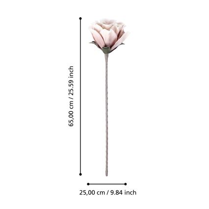 Eglo - Kunstig blomst 65 cm lyserød