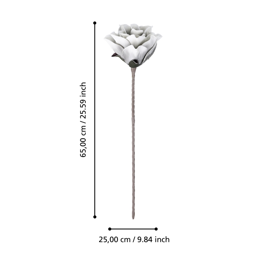 Eglo - Kunstig blomst 65 cm hvid