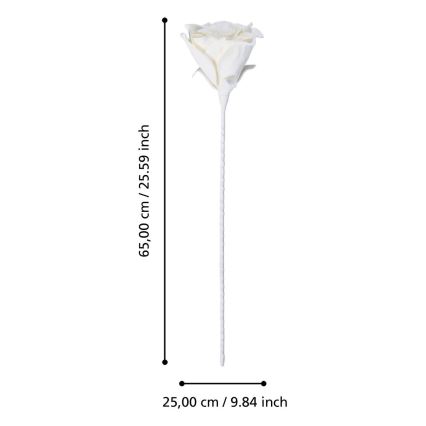 Eglo - Kunstig blomst 65 cm hvid