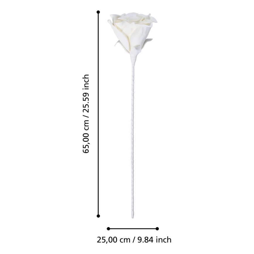 Eglo - Kunstig blomst 65 cm hvid