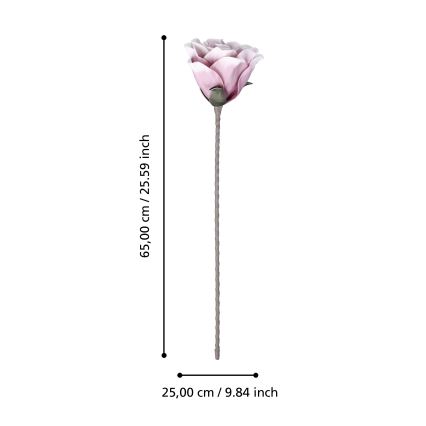 Eglo - Kunstig blomst 65 cm lyserød