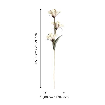 Eglo - Kunstig blomst 65 cm beige