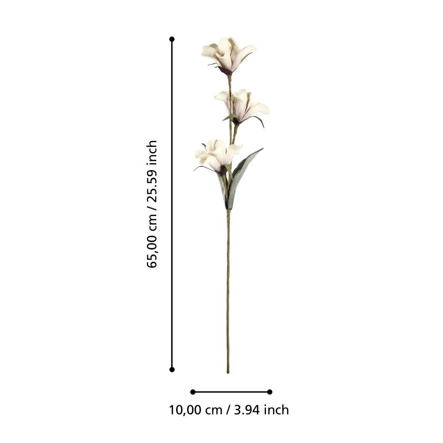 Eglo - Kunstig blomst 65 cm beige