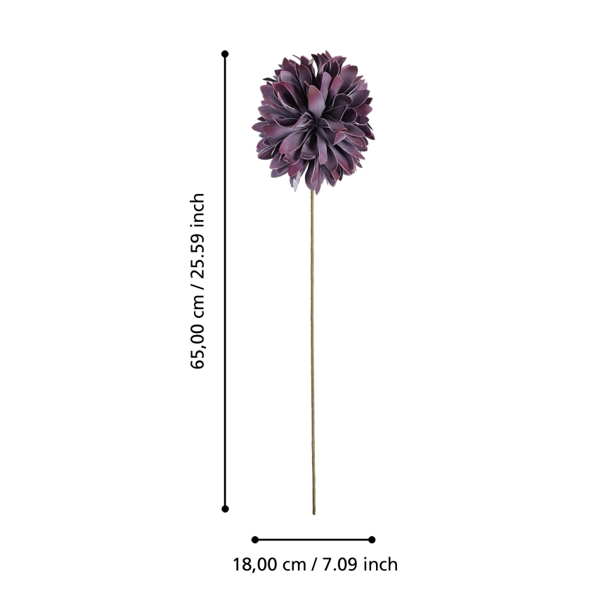 Eglo - Kunstig blomst 65 cm lilla