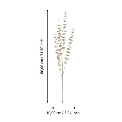 Eglo - Kunstig blomst 80 cm guldfarvet