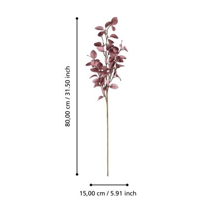 Eglo - Kunstig blomst 80 cm lyserød