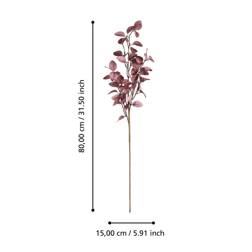 Eglo - Kunstig blomst 80 cm lyserød