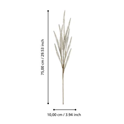 Eglo - Kunstig blomst 75 cm guldfarvet