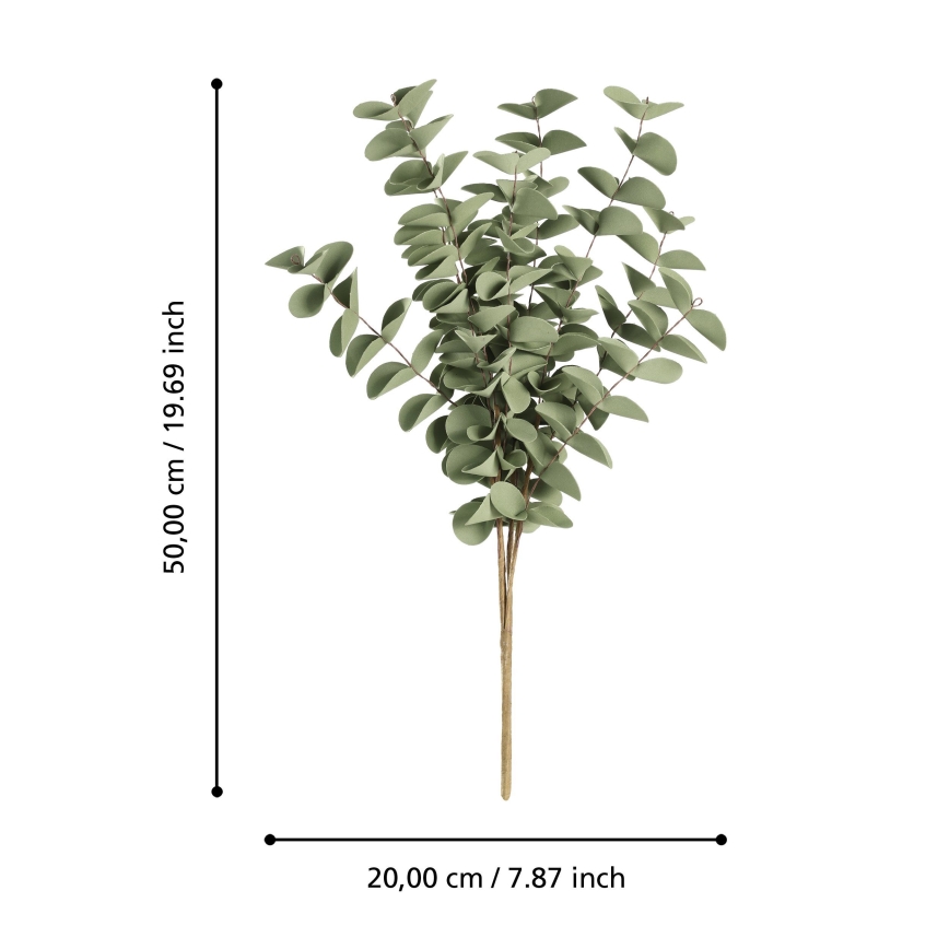 Eglo - Kunstig blomst 50 cm grøn