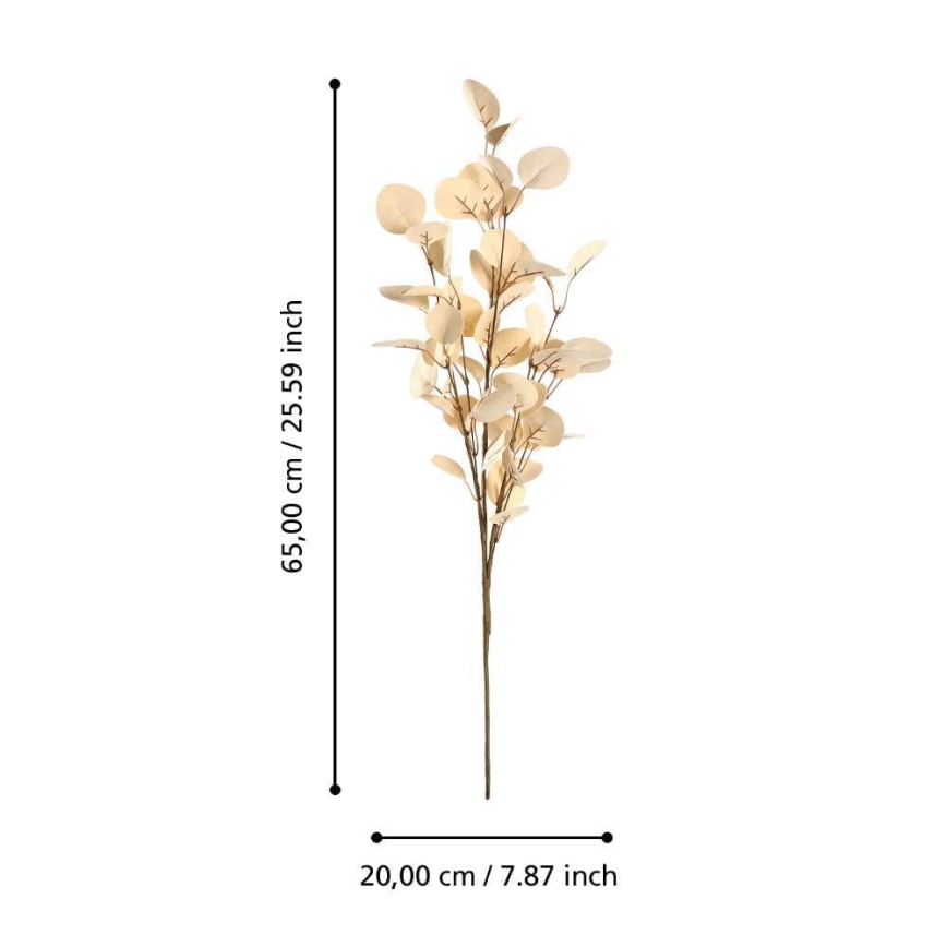 Eglo - Kunstig blomst 65 cm guldfarvet