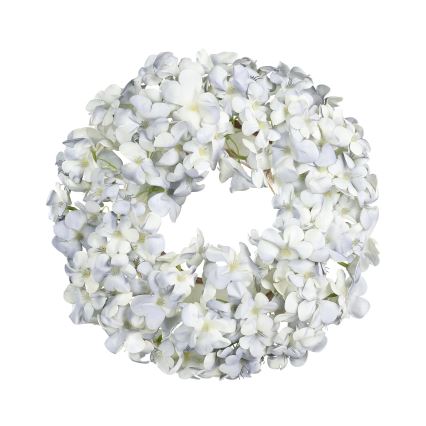 Eglo - Kunstig blomsterkrans diameter 35 cm blå
