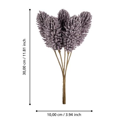 Eglo - Kunstig blomst 30 cm lilla