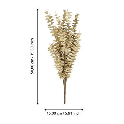 Eglo - Kunstig blomst 50 cm beige