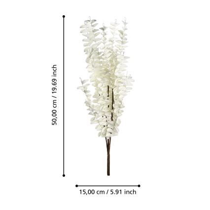 Eglo - Kunstig blomst 50 cm hvid
