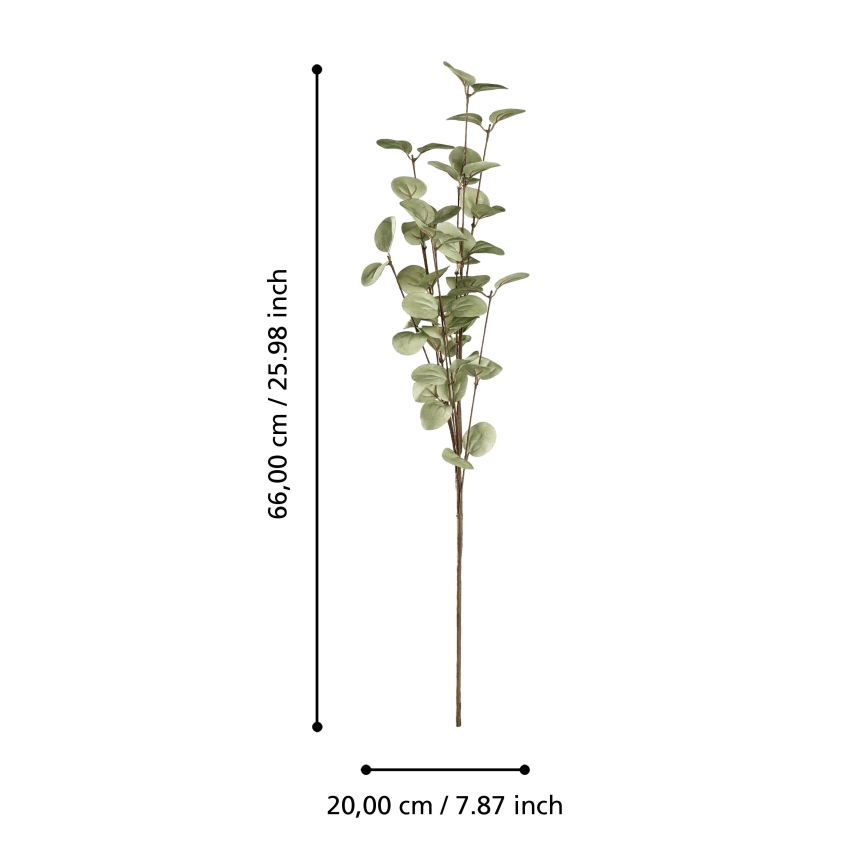 Eglo - Kunstig blomst 66 cm grøn