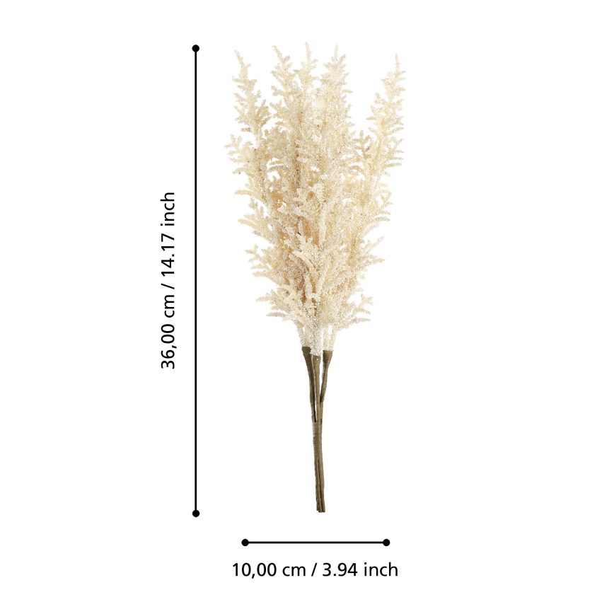 Eglo - Kunstig blomst 36 cm gul