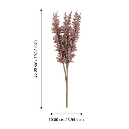 Eglo - Kunstig blomst 36 cm rød