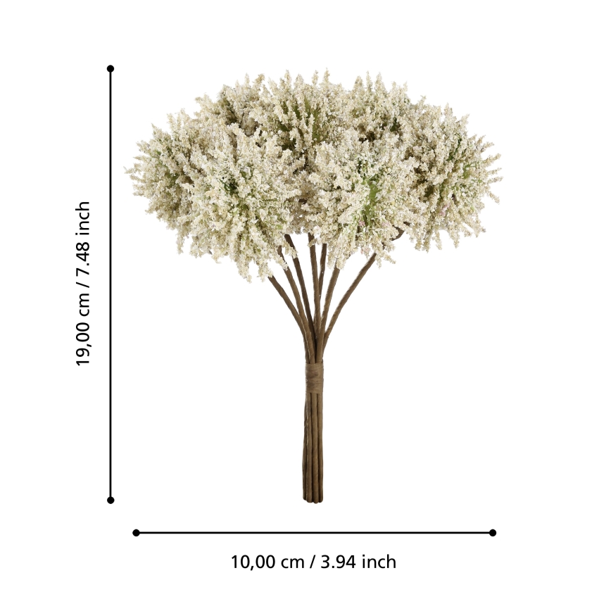 Eglo - Kunstig blomst 19 cm gul