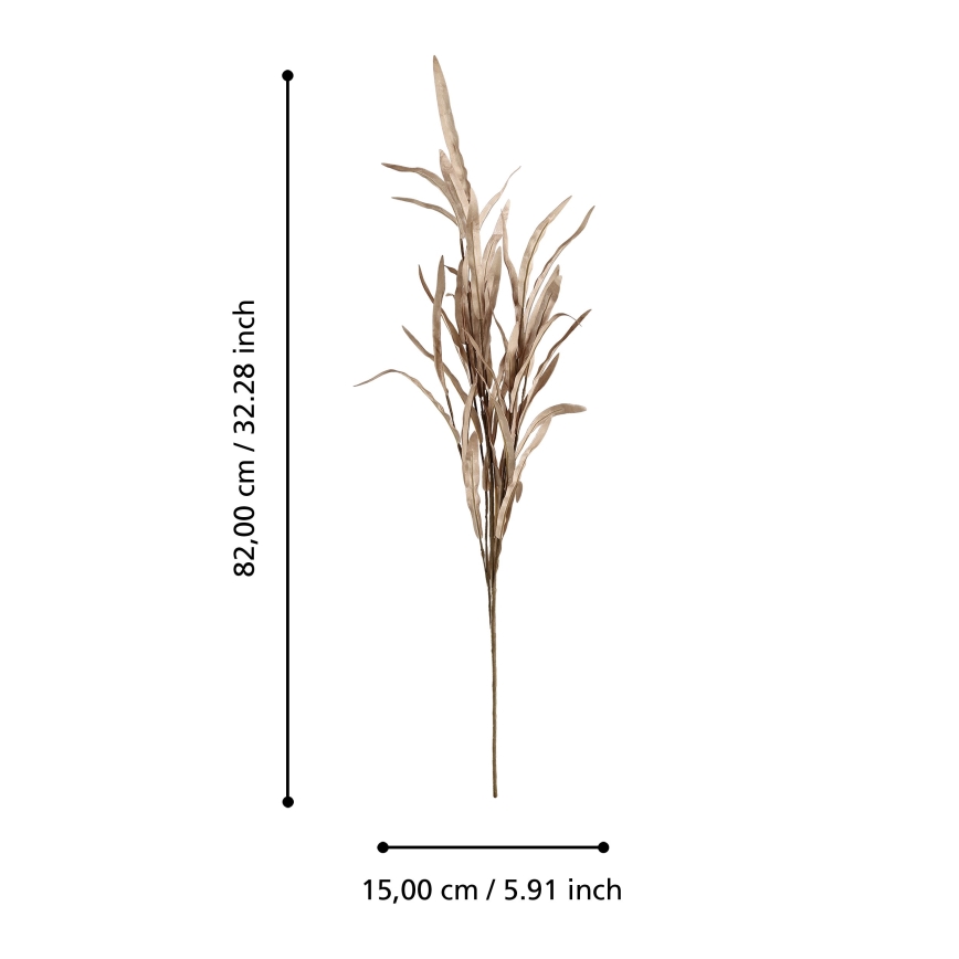 Eglo - Kunstig blomst 82 cm brun