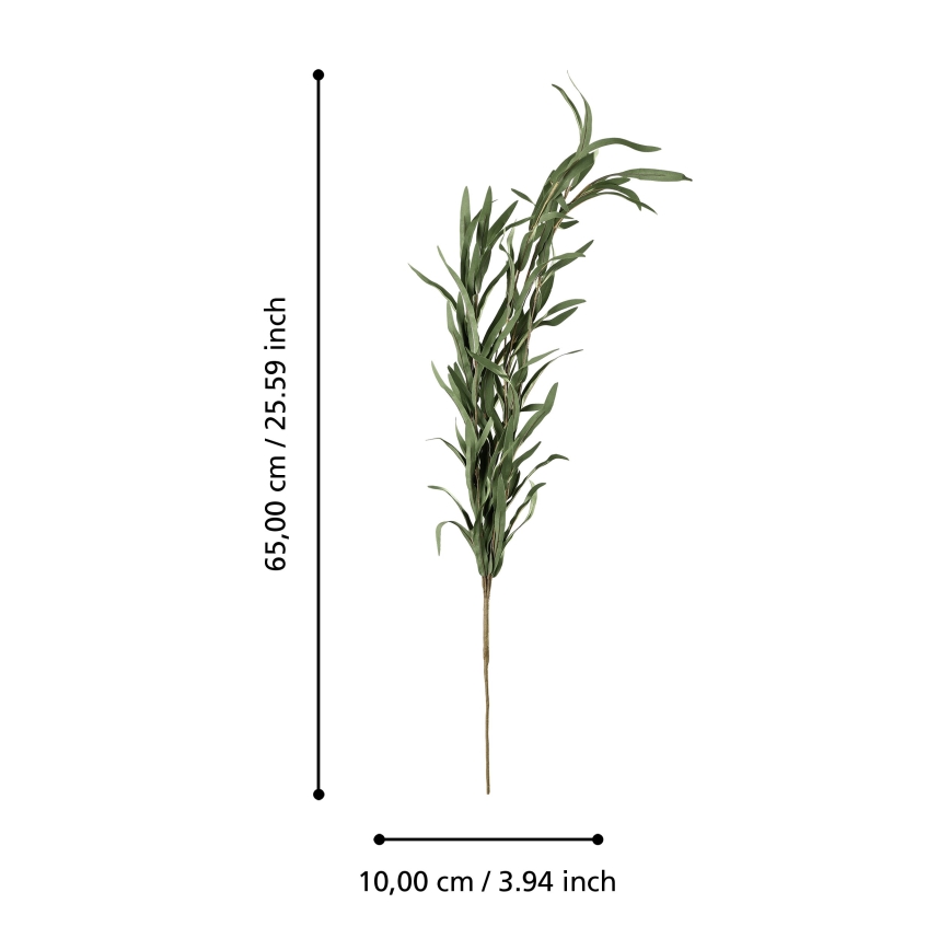 Eglo - Kunstig blomst 90 cm grøn