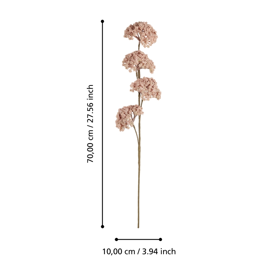 Eglo - Kunstig blomst 70 cm lyserød