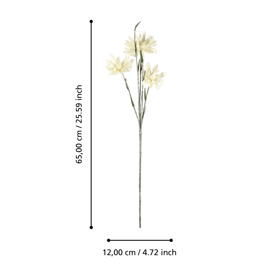 Eglo - Kunstig blomst 65 cm gul
