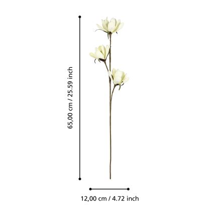 Eglo - Kunstig blomst 65 cm gul