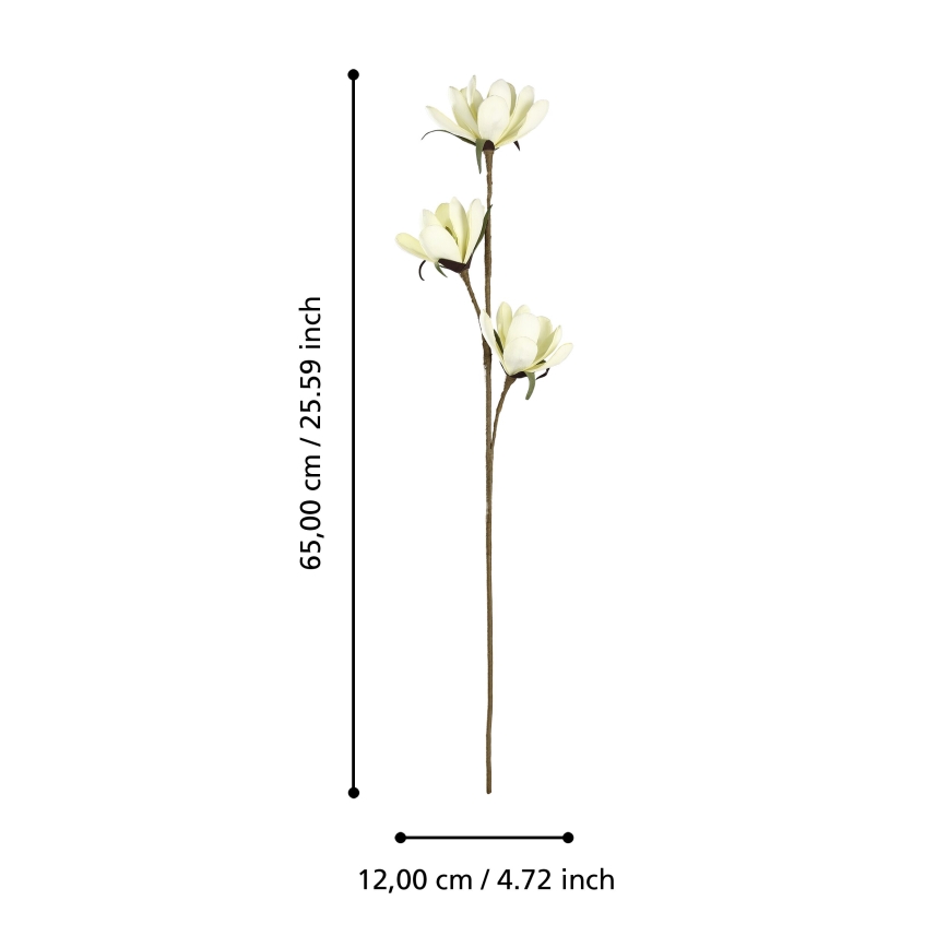 Eglo - Kunstig blomst 65 cm gul