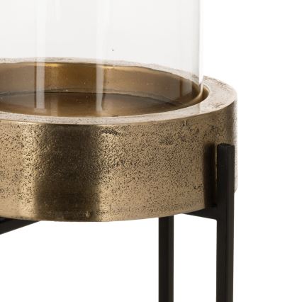 Eglo 428257 - Sæt 2x lysestage IBUSUKI guld/sort