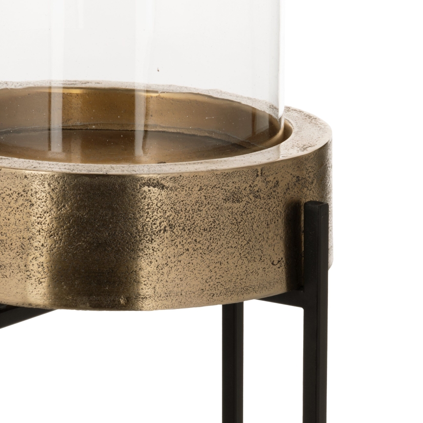 Eglo 428257 - Sæt 2x lysestage IBUSUKI guld/sort