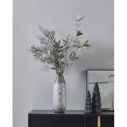 Eglo - Kunstig blomst 87,5 cm sølvfarvet