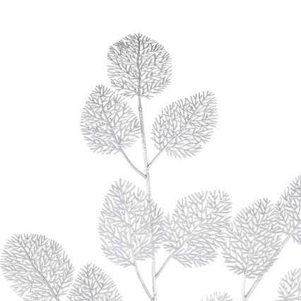 Eglo - Kunstig blomst 87,5 cm sølvfarvet