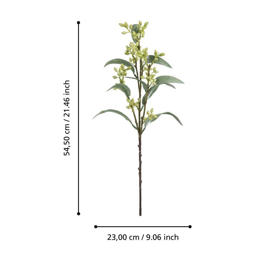 Eglo - Kunstig blomst 54,5 cm grøn