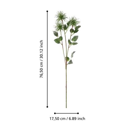 Eglo - Kunstig blomst 76,5 cm grøn