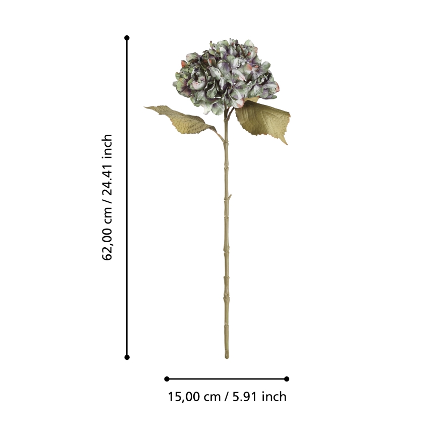 Eglo - Kunstig blomst 62 cm grøn
