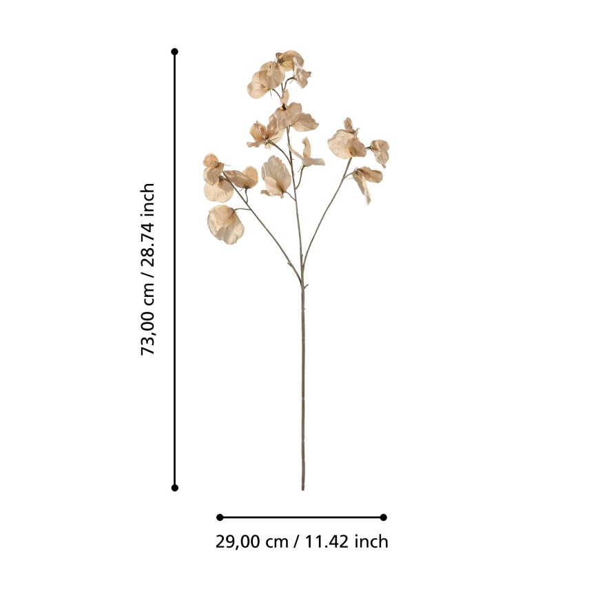Eglo - Kunstig blomst 73 cm beige