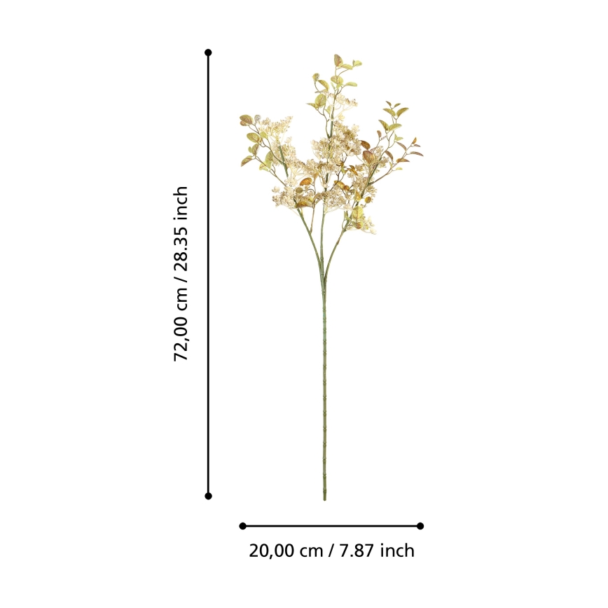 Eglo - Kunstig blomst 72 cm guldfarvet