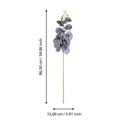 Eglo - Kunstig blomst 86,5 cm lilla