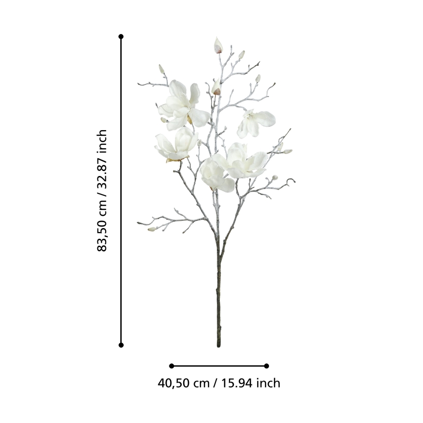 Eglo - Kunstig blomst 83,5 cm hvid