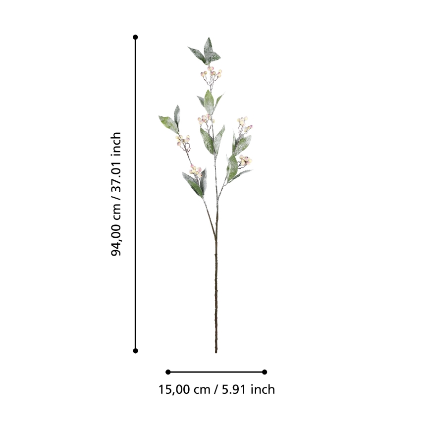 Eglo - Kunstig blomst 94 cm cremefarvet/grøn