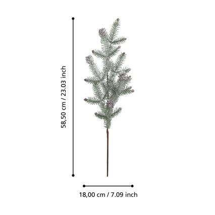 Eglo - Kunstig julegren 58,5 cm grøn