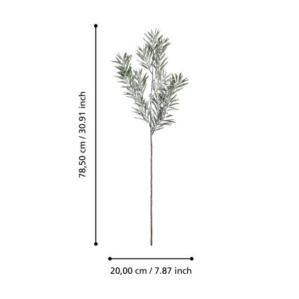 Eglo - Kunstig blomst 78,5 cm grøn